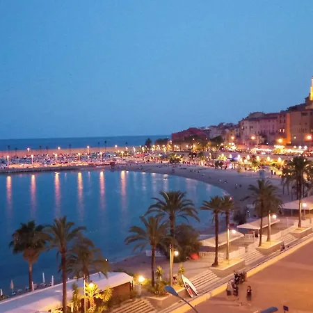 Superbe 2p Au 5eme Etage Avec Terrasse Face A La Et Parking Prive - Menton, Garavan - Fr-1-196-293 Apartman