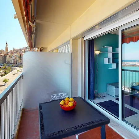 Superbe 2p Au 5eme Etage Avec Terrasse Face A La Et Parking Prive - Menton, Garavan - Fr-1-196-293