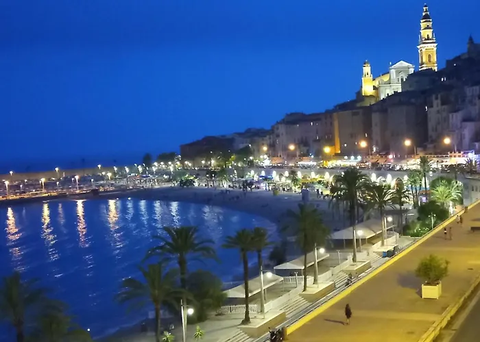 Superbe 2p Au 5eme Etage Avec Terrasse Face A La Et Parking Prive - Menton, Garavan - Fr-1-196-293