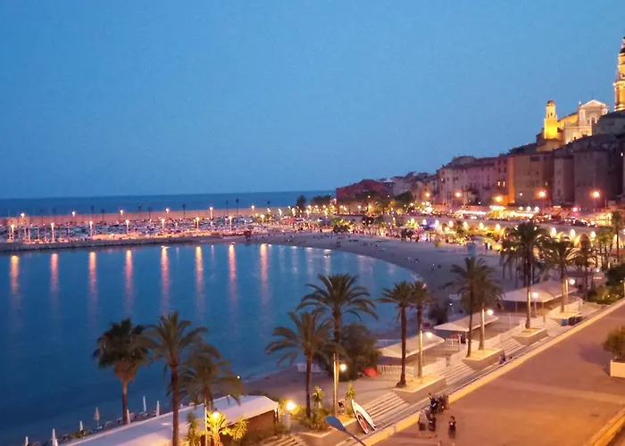 Superbe 2p Au 5eme Etage Avec Terrasse Face A La Et Parking Prive - Menton, Garavan - Fr-1-196-293 Apartment
